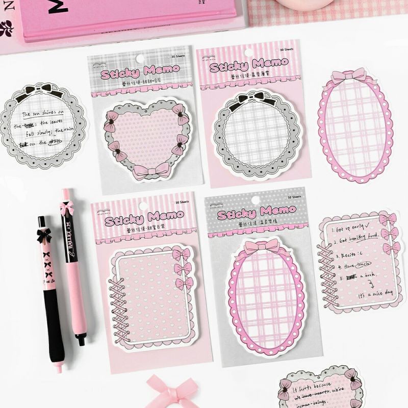 

[HARU] Croquet Series Sticky Notes Memopad Notepaper Kertas Memo