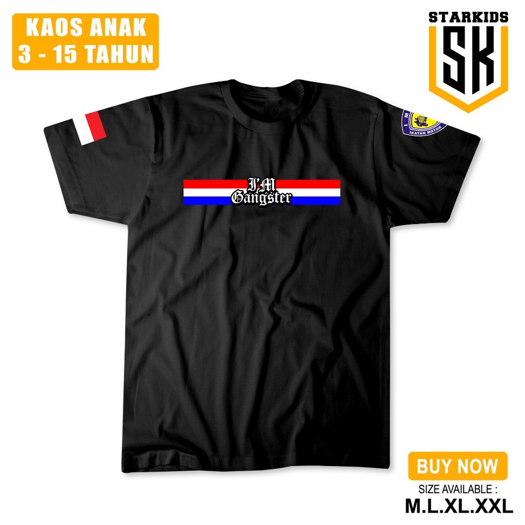 Baju Anak Anak Moonraker Original I'm Gangster