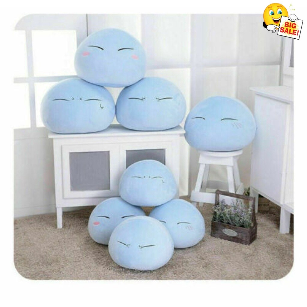 Boneka Mainan Mewah Rimuru Tempest Cosplay Prop Anime Jepang Waktu Itu Aku Bereinkarnasi Sebagai Len