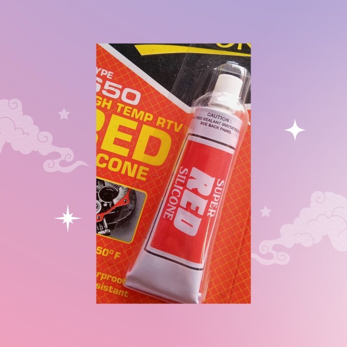 lem high temp red silicone usa 70gr