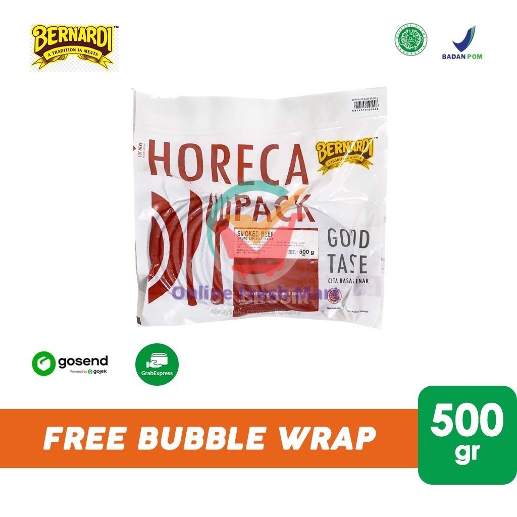 

Bernardi Smoked Beef Bulat 500gr HORECA (KHUSUS INSTANT) - Online Fresh Mart Denpasar