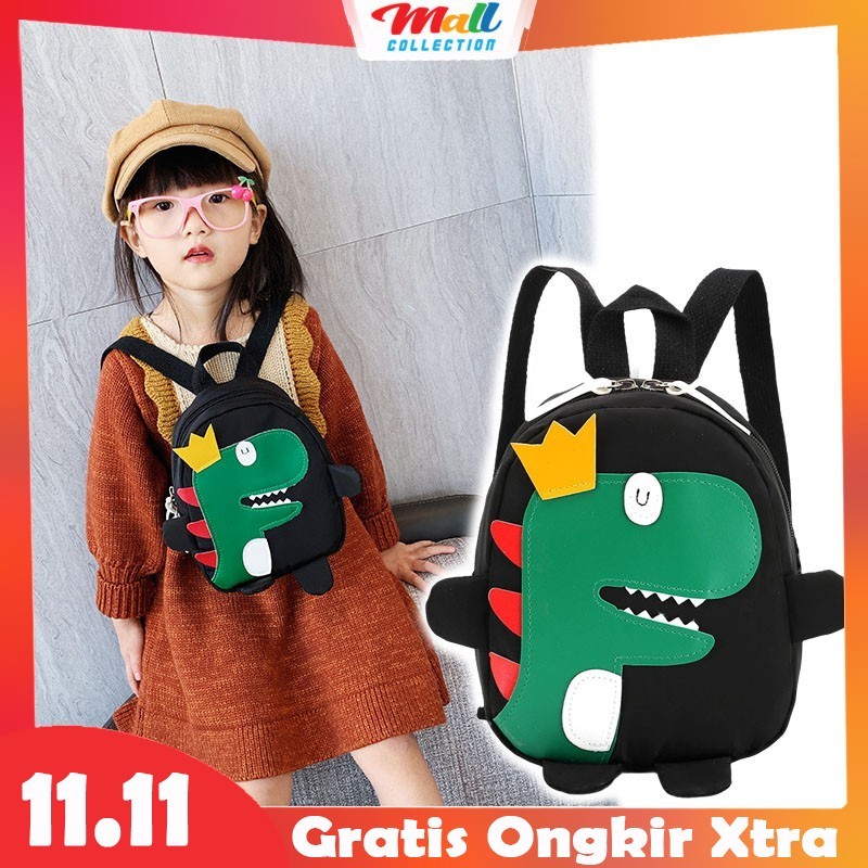 MALL - Tas Ransel Anak Perempuan & Laki Laki Karakter Dinasaurus Tas Sekolah TK SD TA21 COD