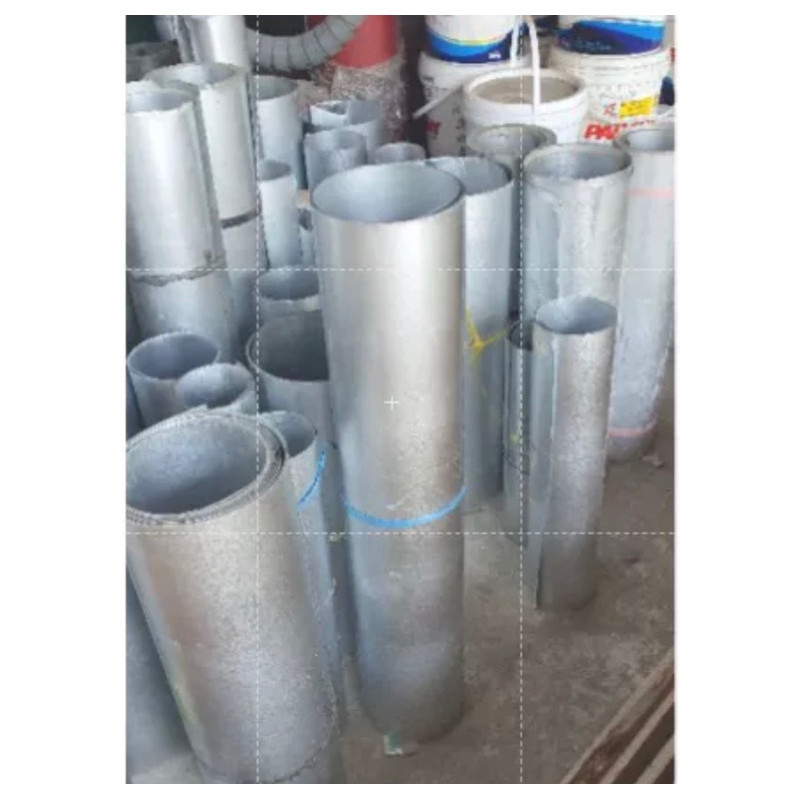 SENG TALANG GALVALUM TALANG AIR ATAP SENG PLAT 0.25 TINGGI 120CM / 1.2 METER HARGA PER 1 METER