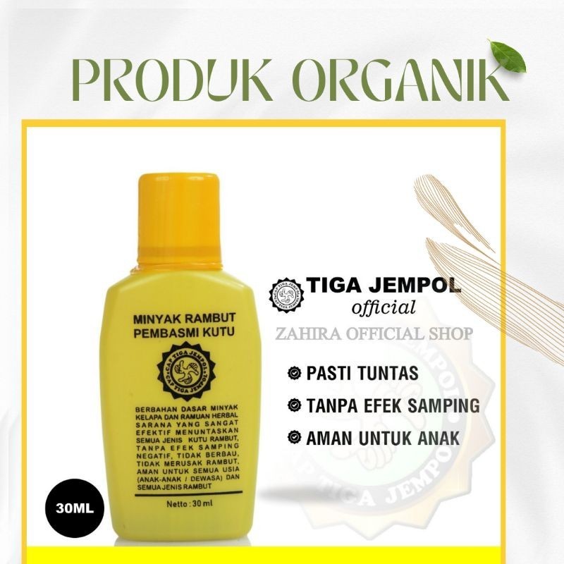 PROMO Obat kutu paling ampuh cap tiga jempol minyak pembasmi kutu rambut original 100% terbukti manj