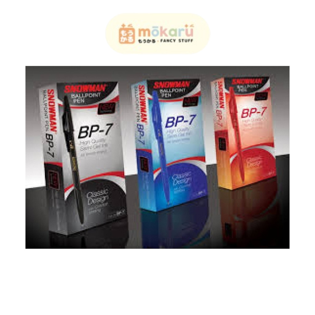 

Snowman Pulpen BP-7 Ballpoint Pen Warna Murah Berkualitas