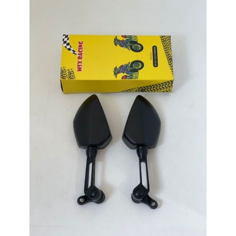 Spion Model Ducati MSX Full Black Aerox Nmax Pcx Byson Vixion Vario R15 Universal Semua Motor