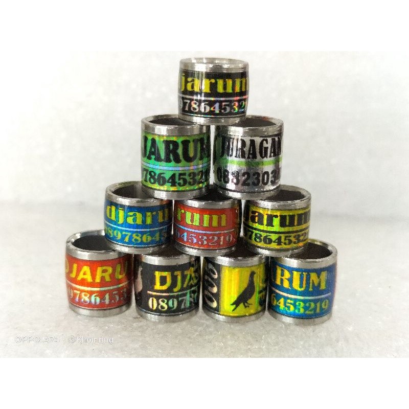 | MURAH RING BURUNG TERBARU MERPATI  MODEL RODA BAHAN BAJA