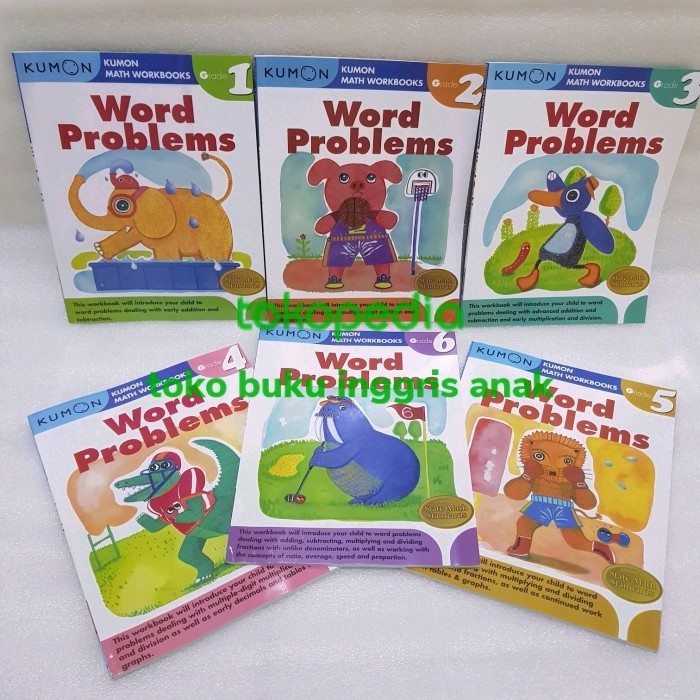 

Kumon Math Workbooks Imported Book Buku Impor Matematika Anak SD - Grade 6