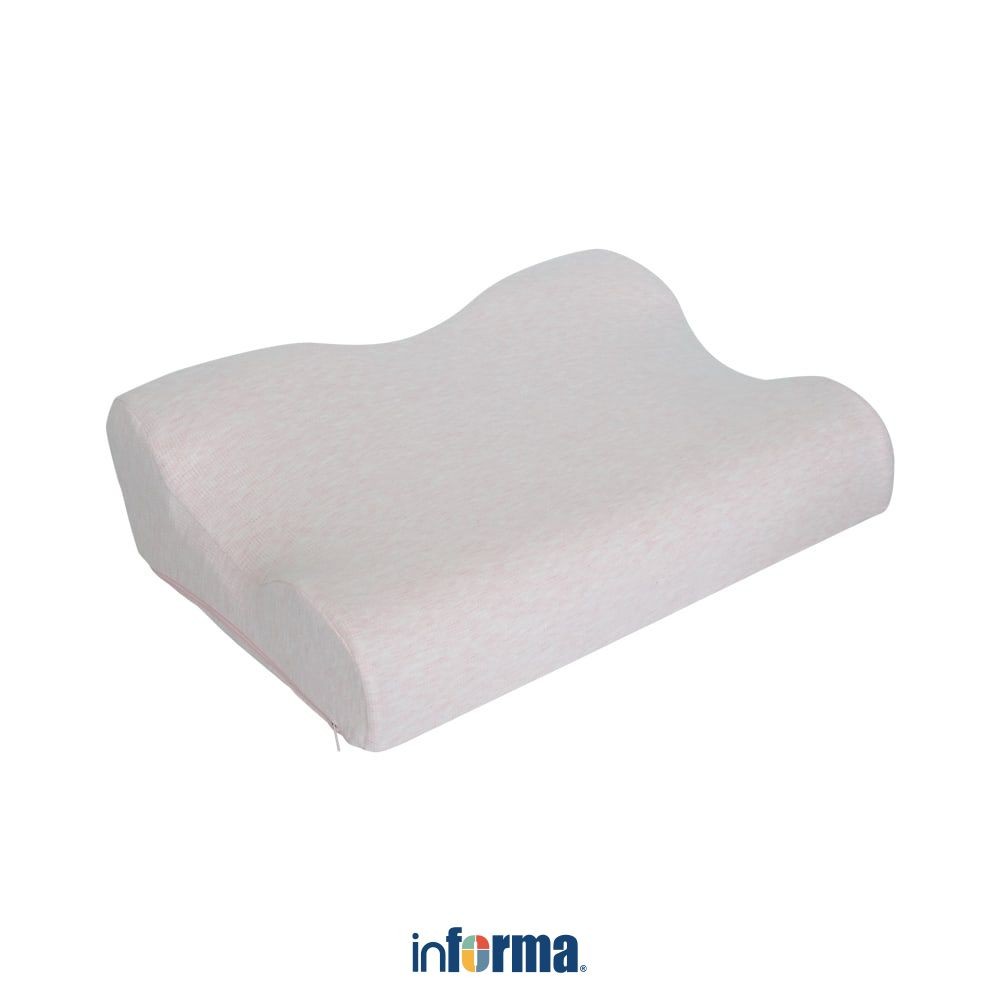 Informa Sleep Bantal Memory Foam Beauty Pillow - Pink Penyangga Wajah Tidur Ergonomis Rest
