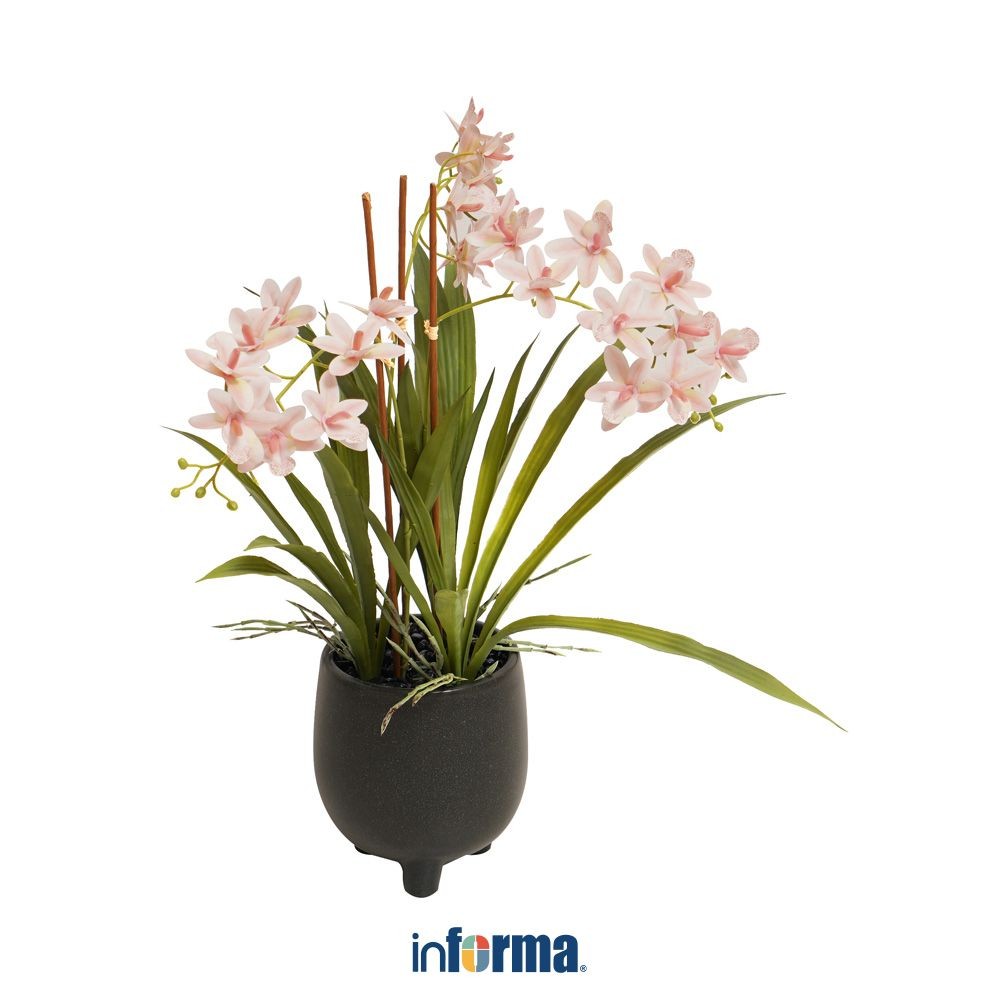 Informa Bunga Artifisial 60 cm Anggrek - Pink Bunga Hias Cantik Sintetis Tanaman Artificial Pajangan