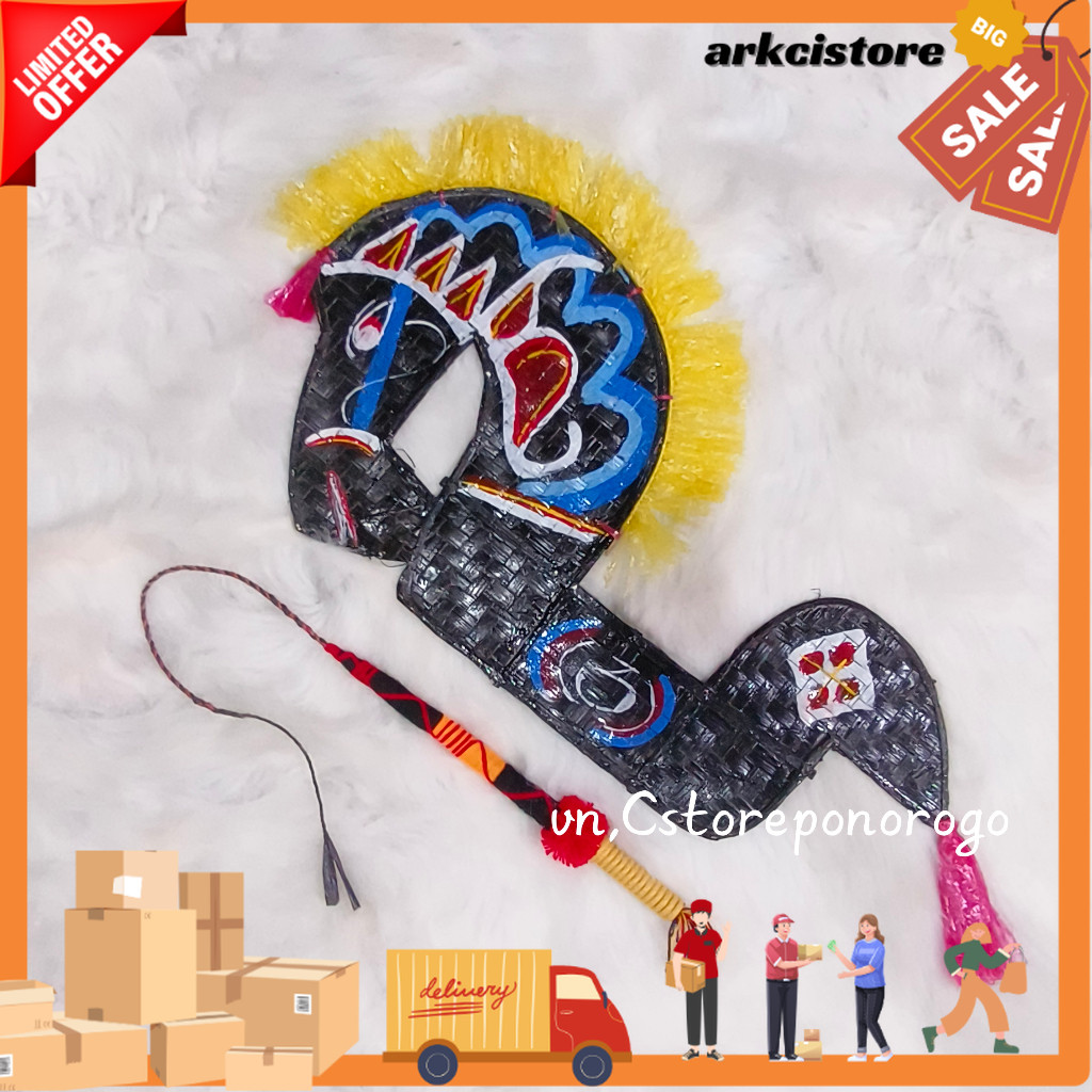 ARK JARANAN ANAK + PECUT PAKET MURAH / kuda lumping / kuda lumping anak / kuda pegon / barongan / de