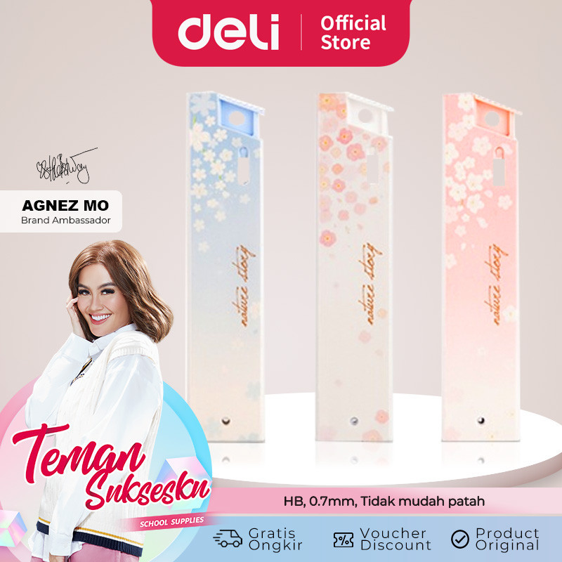 

Deli Mechanical Pencil Lead / Isi Pensil Mekanik Refill HB 0.7 mm Tidak mudah patah S483
