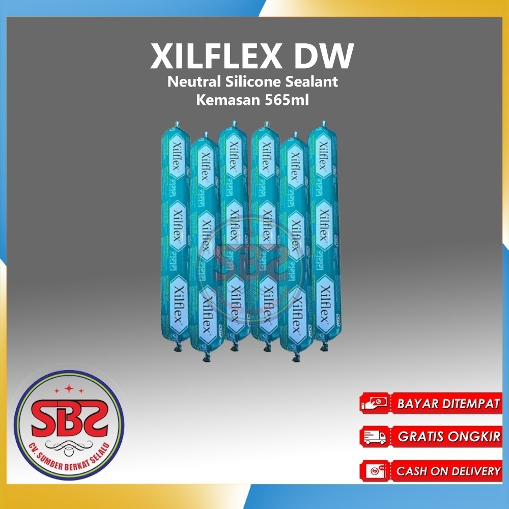 XILFLEX DW LEM Sosis Silicone Sealant Lem Kaca Kayu Aluminium Kusen DLL - Sealant Silicone Netral XI