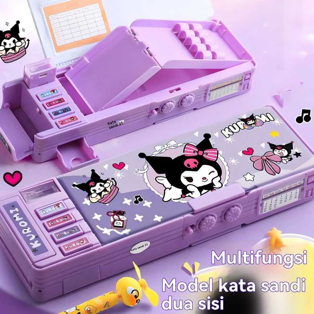 

Kotak alat tulis Kulomi anak perempuan kotak pensil bayi tas pensil anak TK tas pensil siswa sekolah dasar kode kotak pensil multifungsi