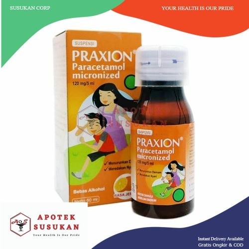 Praxion Sirup Pereda Demam dan Nyeri pada Anak 60 mL / Praxion