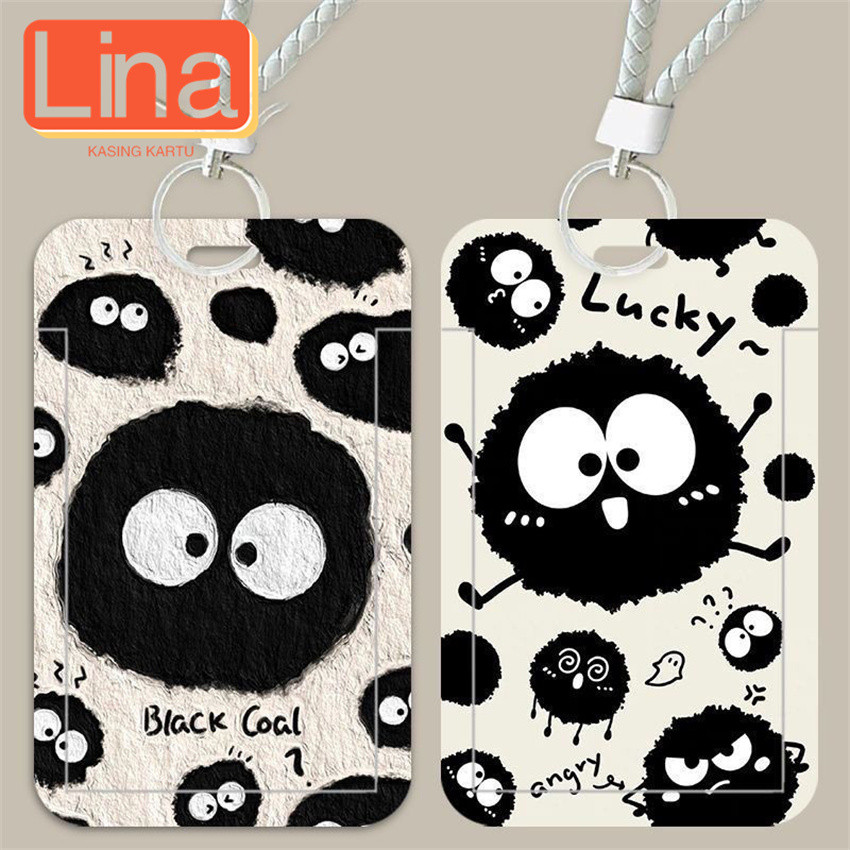 

Briket lucu ins pemegang kartu kartu kampus kartu makan mahasiswa kontrol akses kartu bus merek pabrik slide dengan penutup pelindung lanyard