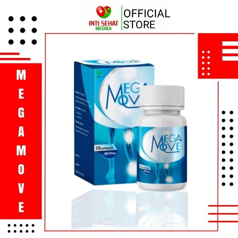 Megamove Asli Original Obat Nyeri Sendi Ampuh (30 Kapsul) "