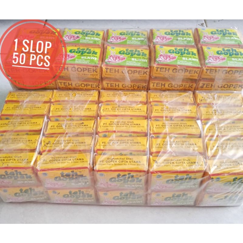 

Teh Gopek Slawi 1 Slop 50 Pcs