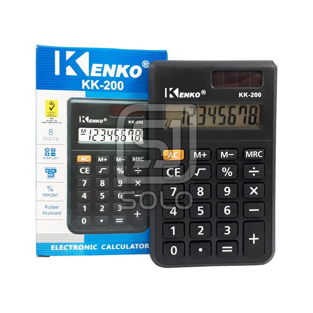 

Kalkulator Kenko Pocket Practical Calculator Kenko KK-200