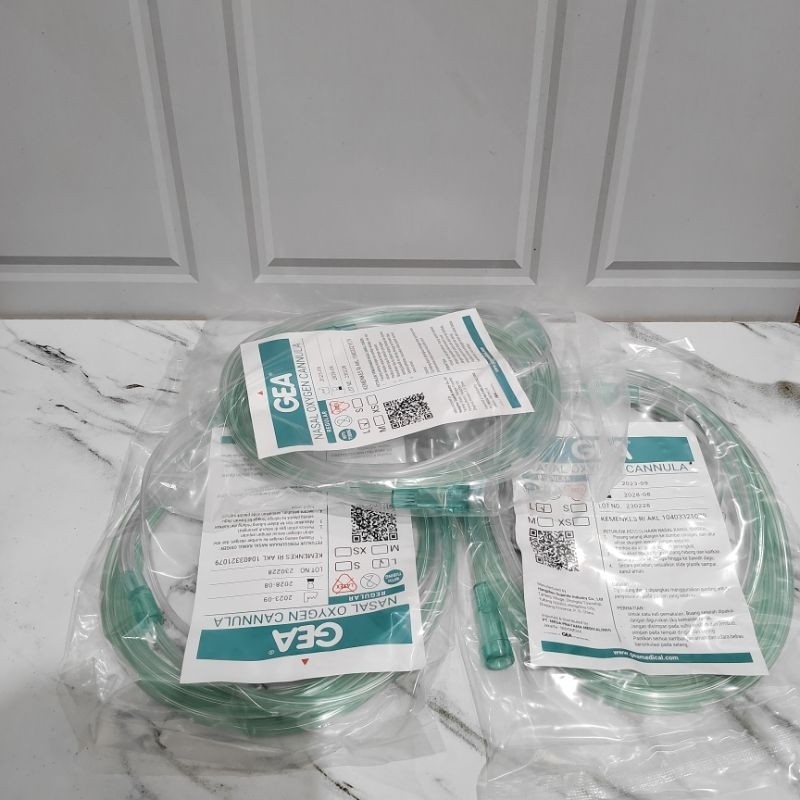 Selang Oksigen/ Selang Canul Oksigen Dewasa GEA