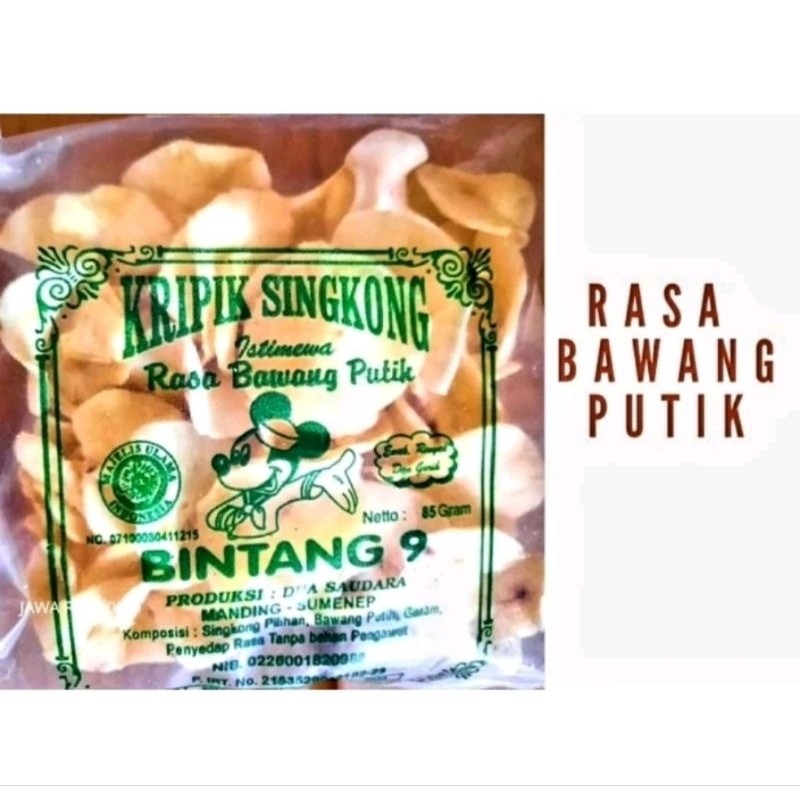 

Keripik Singkong Bintang 85gr/pcs