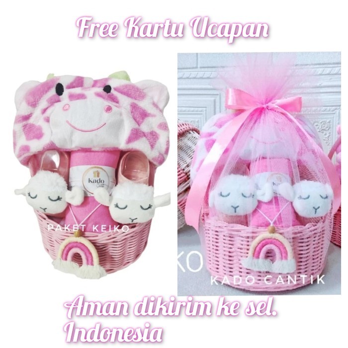 

New Collection Parcel bayi Giftset baby Hampers baby Kado kelahiran - pink