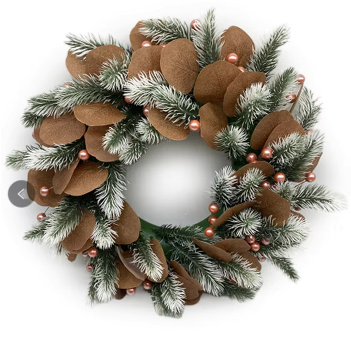 

Wreath Bali Christmas Natal Dekorasi Xmas Decorations - Brown Wreath