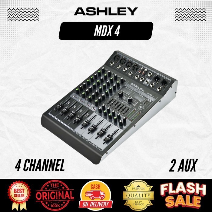 Mixer 4 Channel Ashley MDX 4