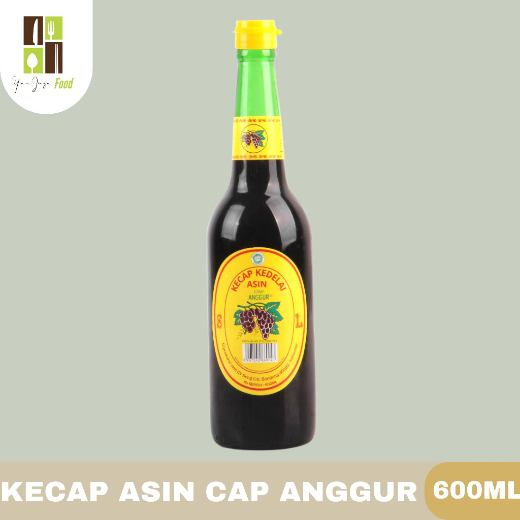 

Kecap Asin Cap Anggur / Senglie / Cap Anggur / Asin / Kecap Tulen 600ml