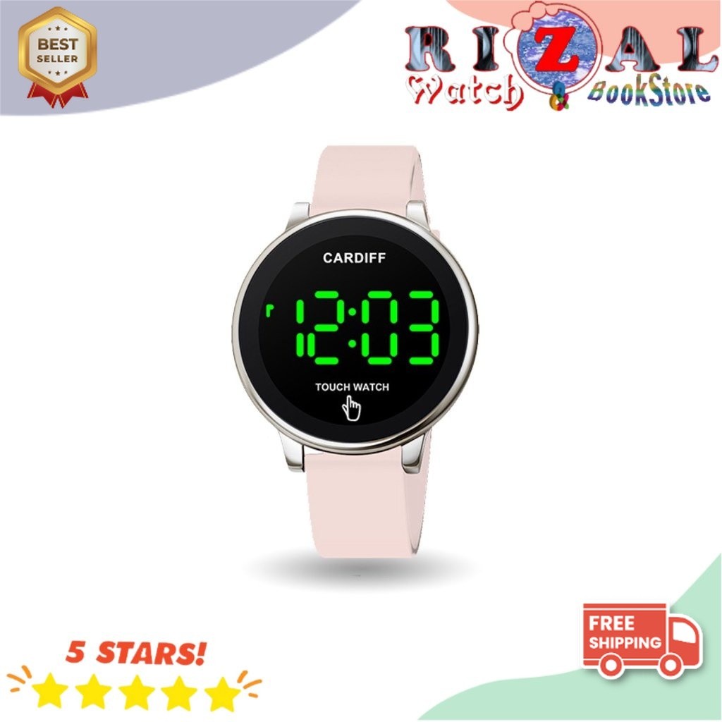 Terlariss Cardiff LED 1842 Silver Series Jam Tangan Digital Water Resist