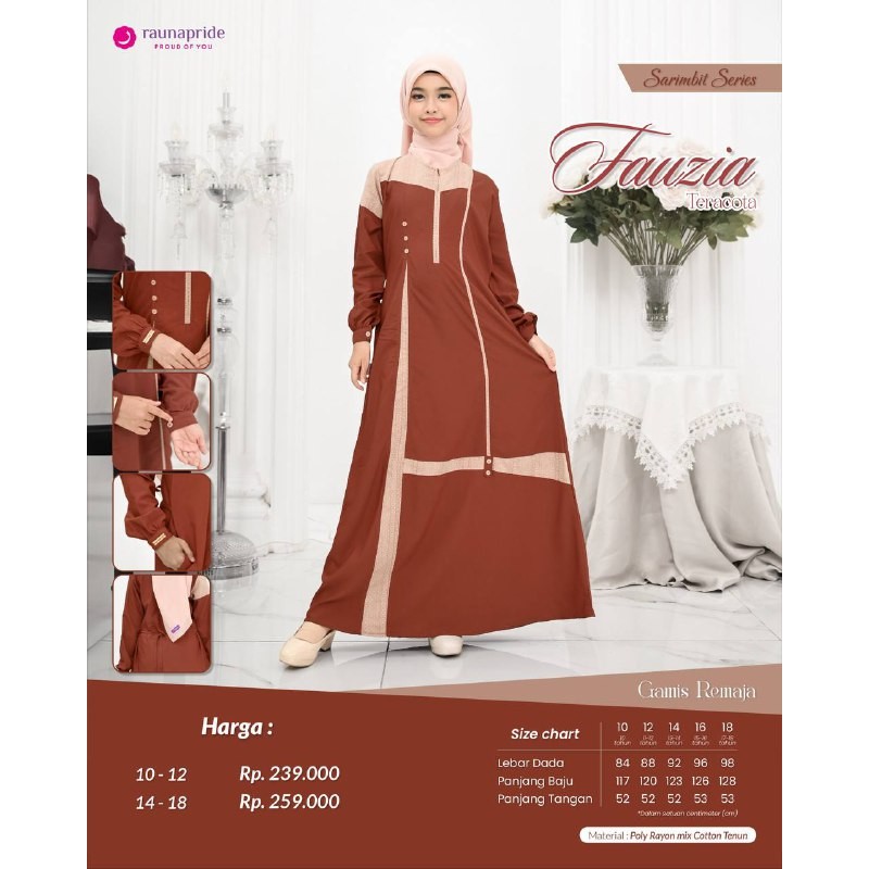 Sarimbit Fauzia / Gamis Remaja  by Raunapride