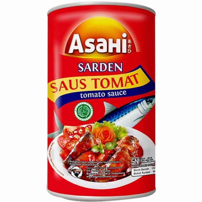 

Asahi Sarden Saus Tomat - Ikan Kaleng