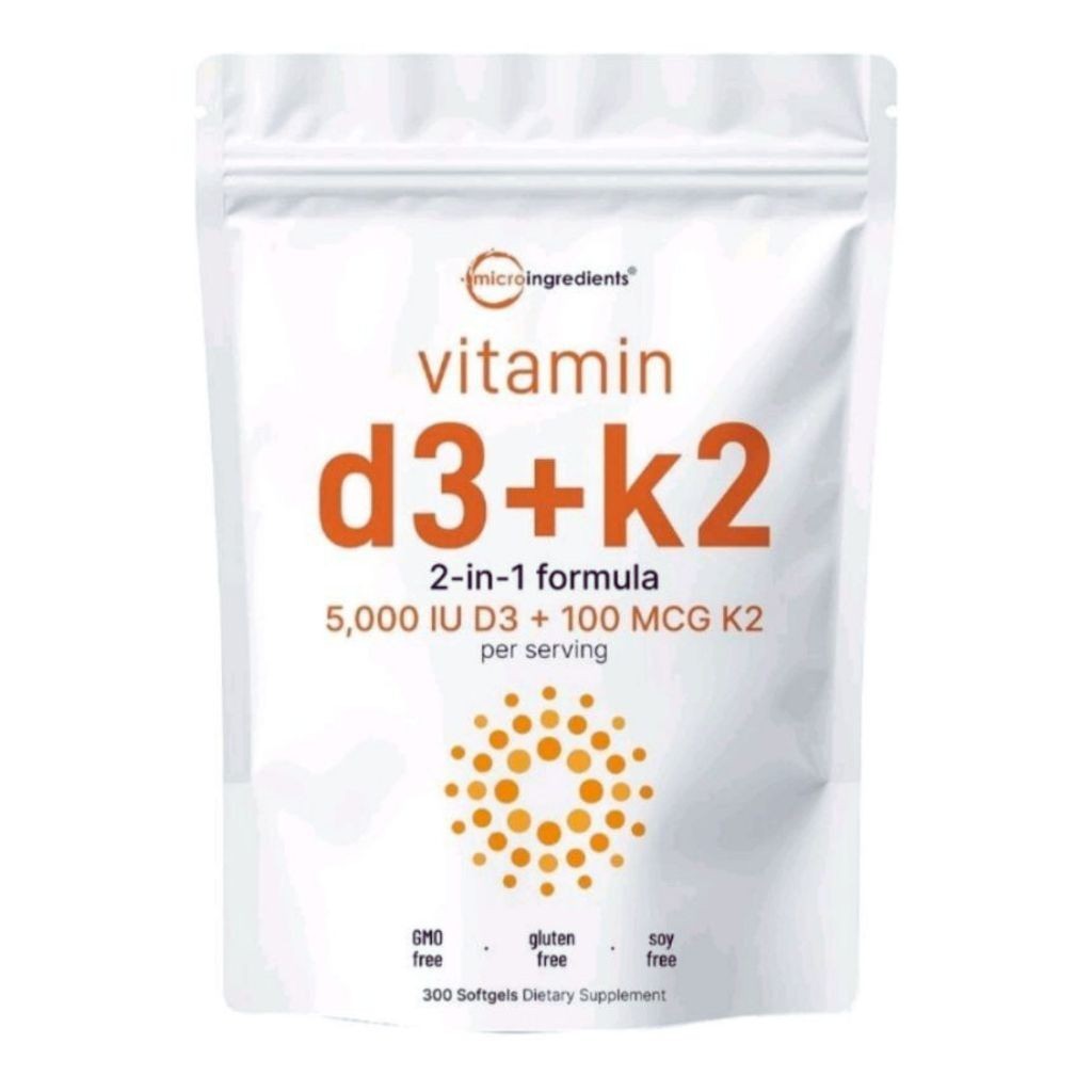 PROMOVITAMIN D3+K2 5000IU 300 SOFTGEL ASLI