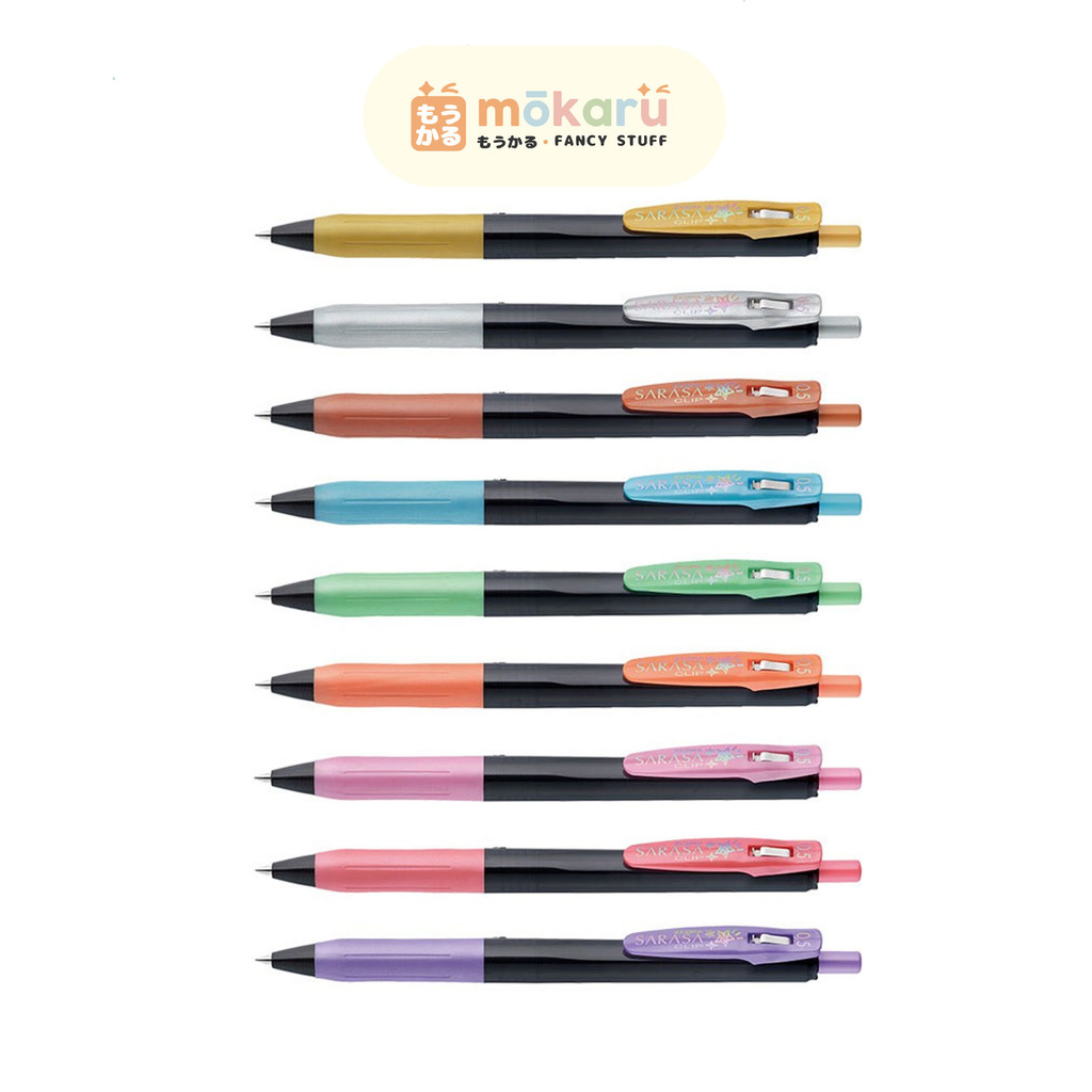 

Zebra Sarasa Pulpen Gel Decoshine Color Series 0.5mm / Deco Shine Color Ballpoint Warna Lucu Unik