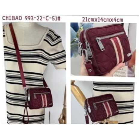 CHIBAO Tas Dompet Selempang Wanita CB 993-22-C-51 Lis