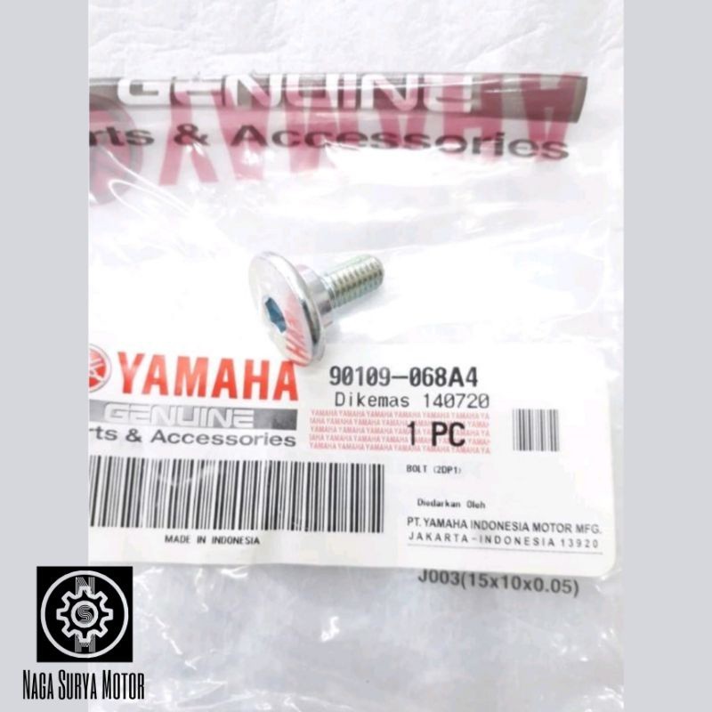 Baut spakbor depan Yamaha NMax Aerox 155 90109-068A4 ORI YGP