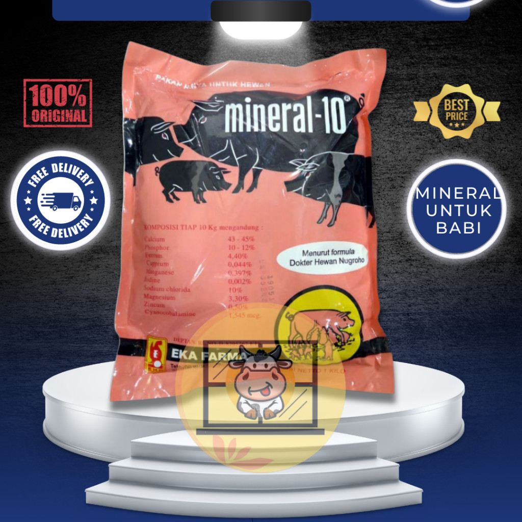 

MINERAL 10 BABI 1 kg Penambah Berat Badan EKA FARMA