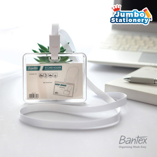 

Id Card Bantex Transparant Landscape Lanyard