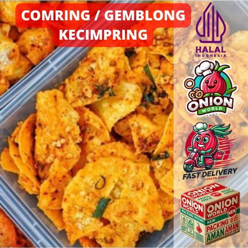 

UWD GEMBLONG SEBLAK 100gr Ketempling Pedas Kecimpring Pedas Comring Pedas Gemblong Kuningan