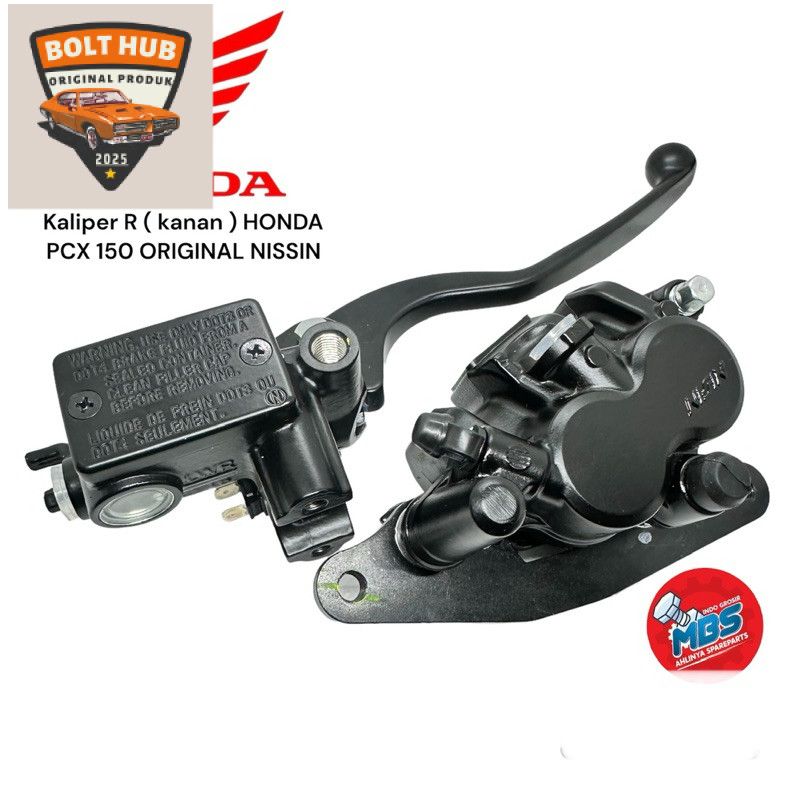 BOLT HUBE Caliper Sub Assy L FR – ADV 150  kaliper master rem atas bawah PCX 150 ABS Kaliper Pala Ba