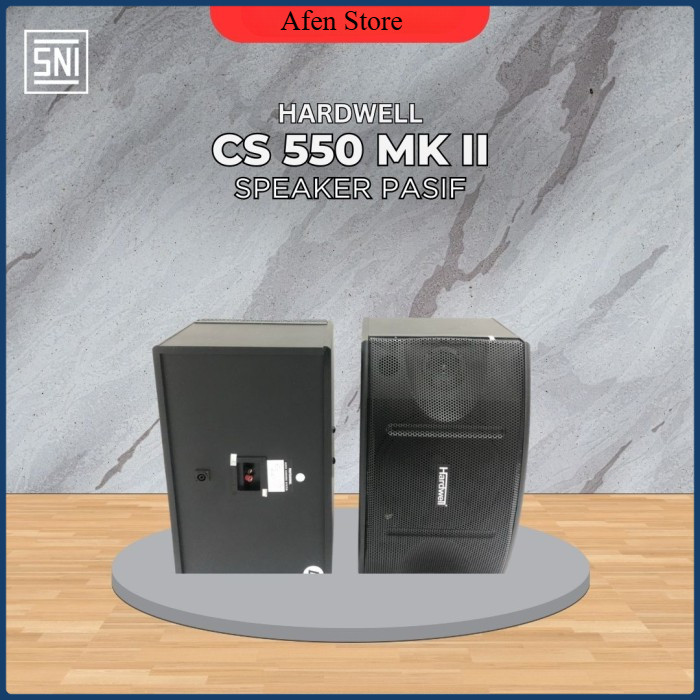 Speaker Pasif - Passive Hardwell CS 550 MK 2 / CS550 MK II Speakers Karaoke Indoor (1 Set) Original