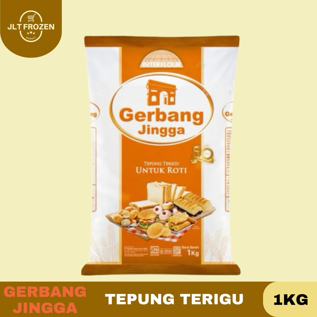 

Gerbang Jingga Tepung Terigu 1kg / Tepung Roti / Tepung / Tepung Terigu Protein Tinggi