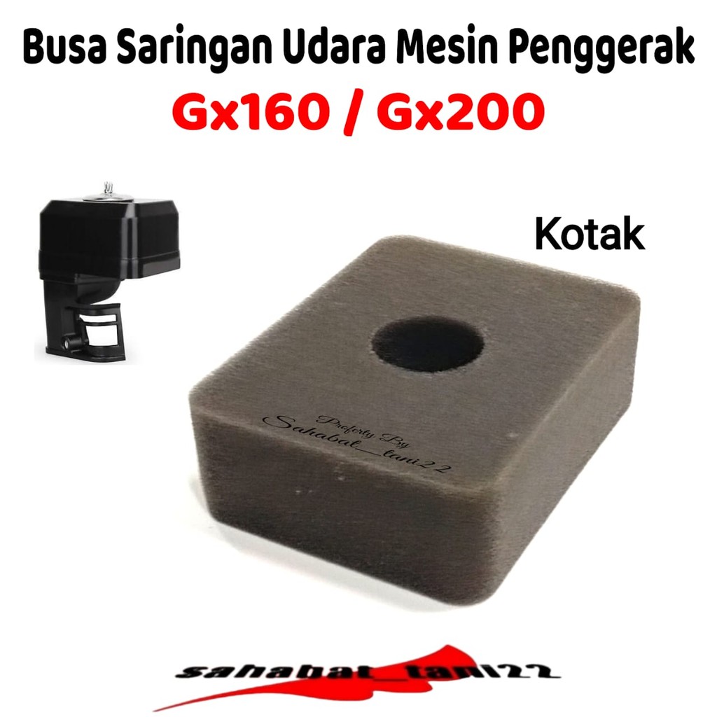 Saringan Udara GX160 Air Cleaner GX160 GX200 Filter Udara GX160 GX200