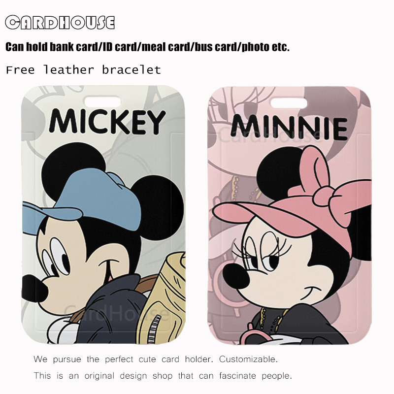

【Disney】Lucu KARTUN Mickey Minnie Unik ID CARD Dompet Kartu Aesthetic HOLDER ID CARD Aesthetic LT3536 Tempat Photocard Photo Card Kartun Lucu