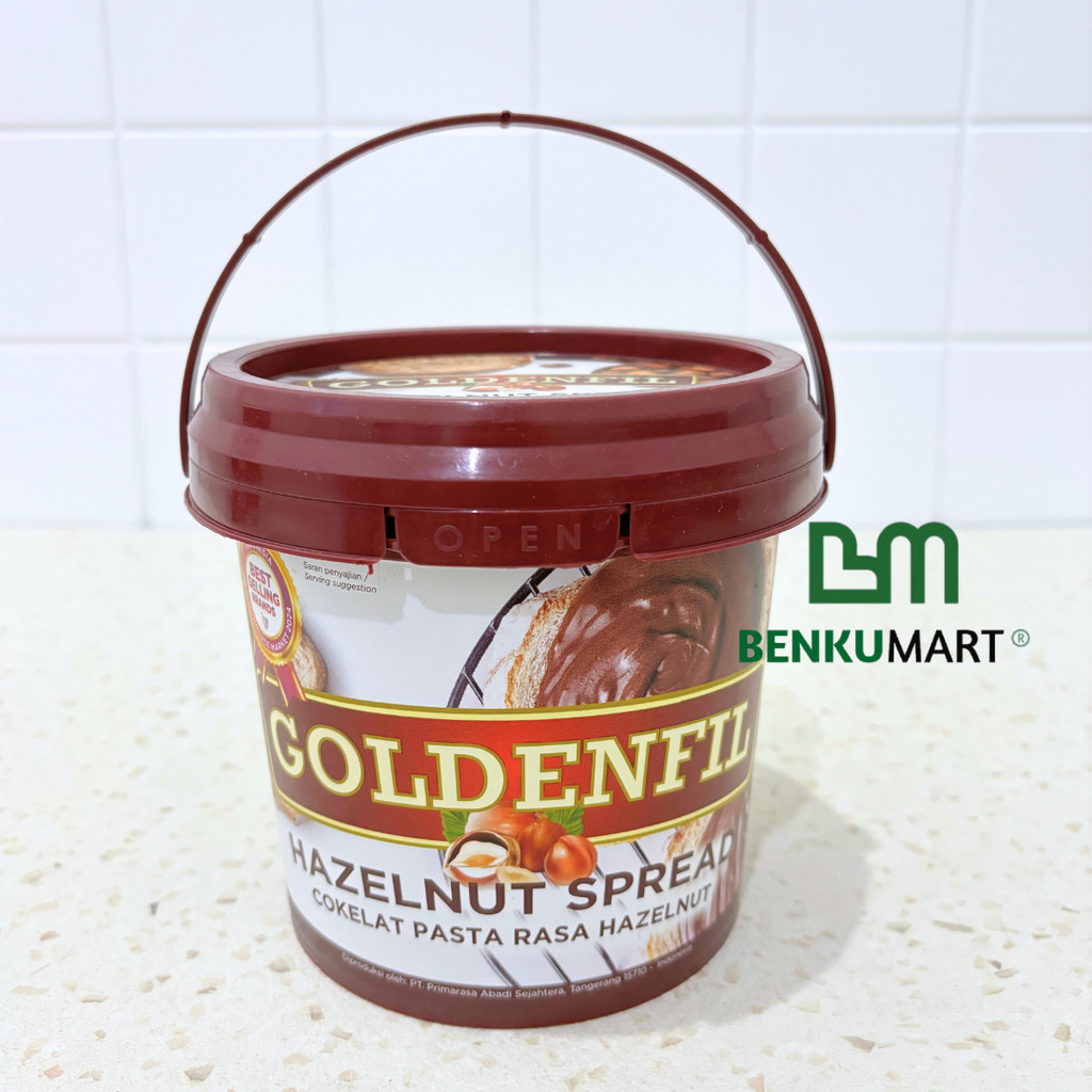 

Goldenfil Hazelnut Spread 1 Kg Selai Hazelnut Spread Goldenfil