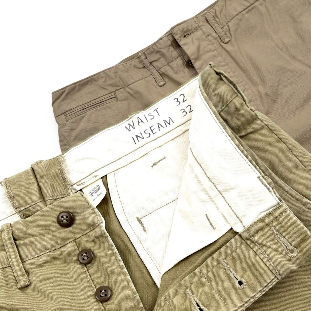 RRL BY RALPH LAUREN OFFICER FLAT FRONT CHINO | CELANA PANJANG CHINO RRL BY RALP LAUREN | 2 VARIAN WA