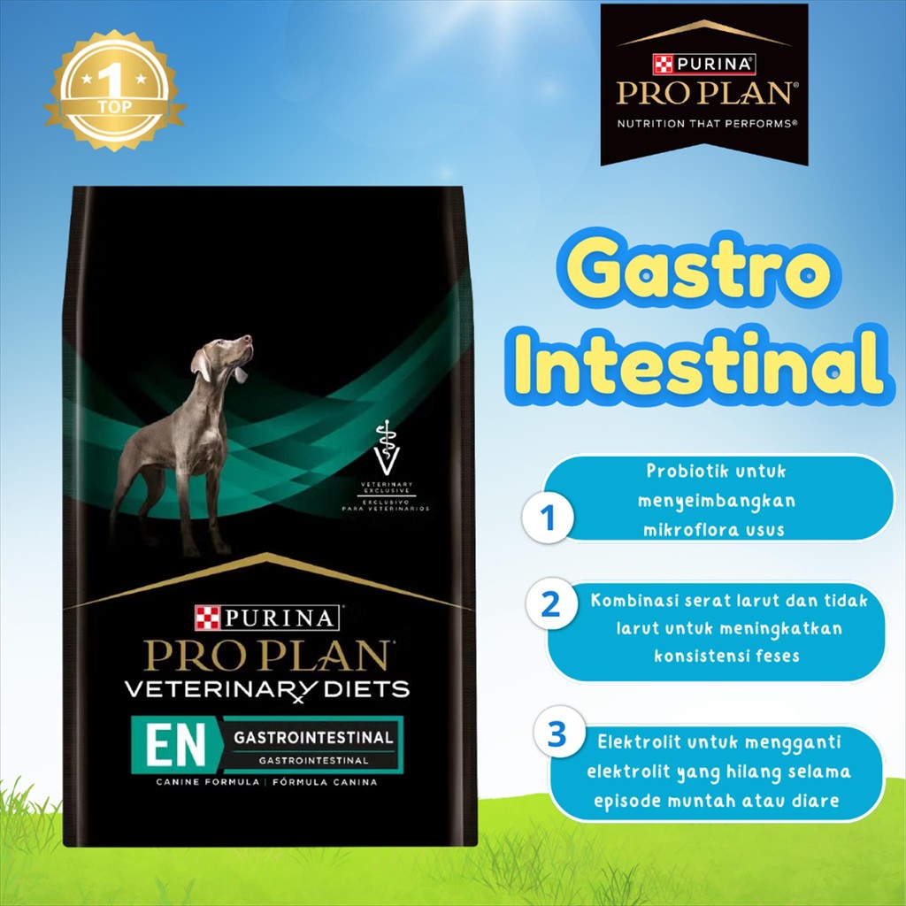 PROPLAN GASTRO INTESTINAL DOG 2,5kg Makanan Kering Anjing