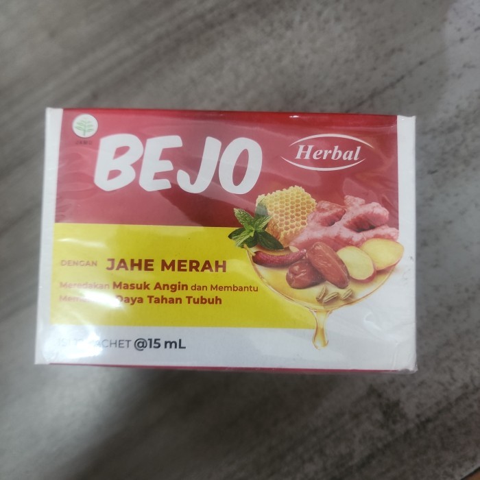 

bejo jahe merah 15ml× 12 sachet box