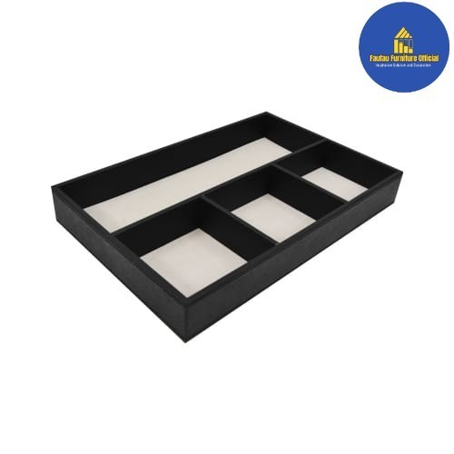 

BEST QUALITY Kotak Penyimpan Aksesories/Alat Kantor 4 Sekat Serbaguna 30x20x4cm_Htm
