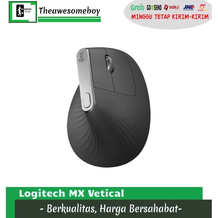 TERMURAH Logitech MX Vertical Advanced Ergonomic Premium Mouse 4000 DPI - MX Vertical